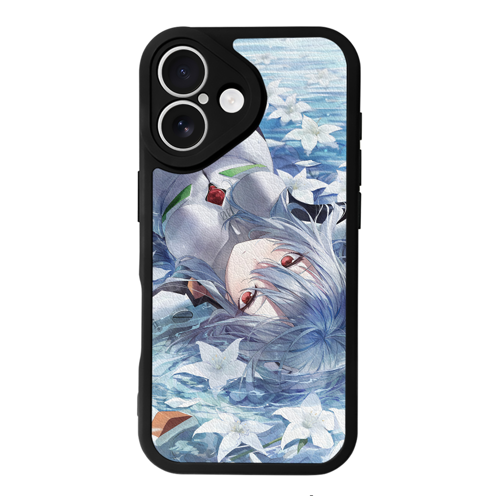 （画像用） EVA 新世紀エヴァンゲリオン 【iPhone 16シリーズ対応】シリコンスマホケース（レザー調） 材質：シリコン